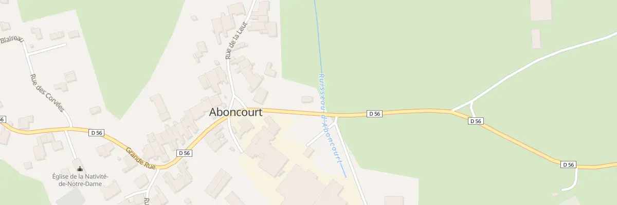 Plan du 49 Gr Grande Rue à Aboncourt-Gesincourt