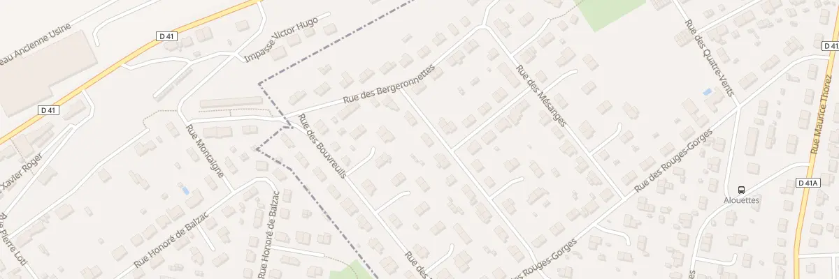 Plan du 25 Rue des Fauvettes à Homécourt