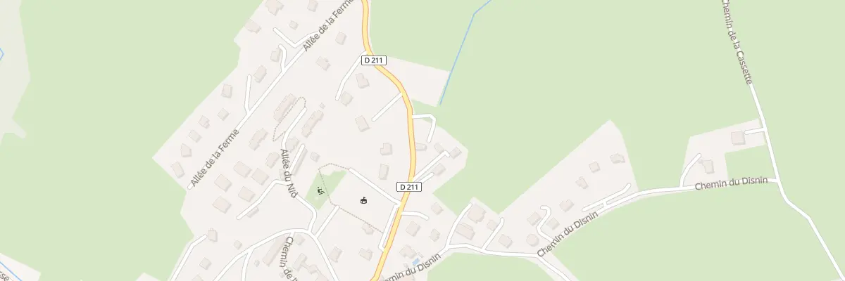 Plan du 234 Rte de Lachat à Montcel