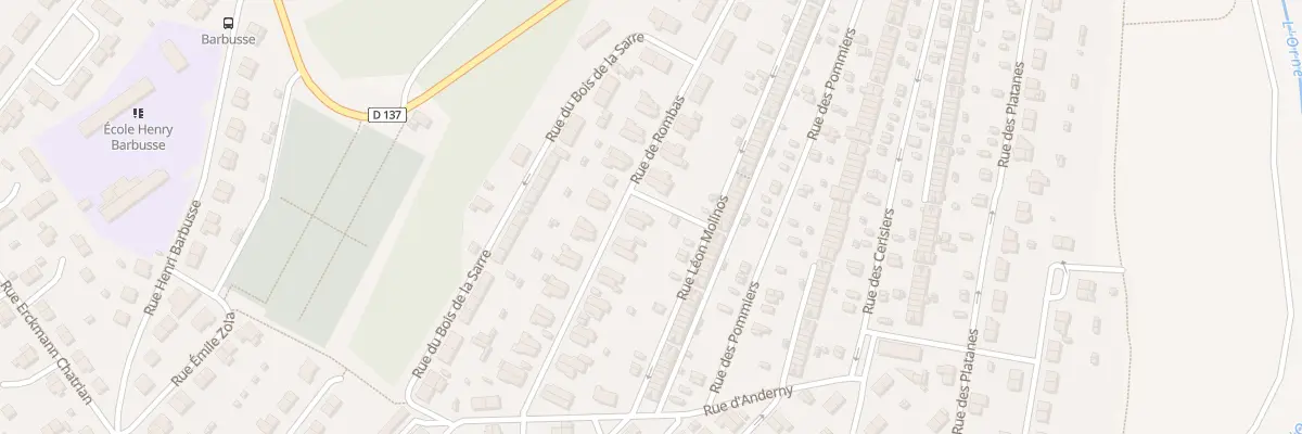 Plan du 28 Rue de Rombas à Homécourt