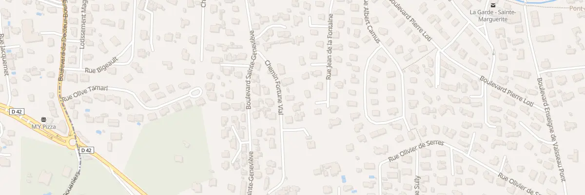 Plan du 99 Che Fortuné Vial à La Garde