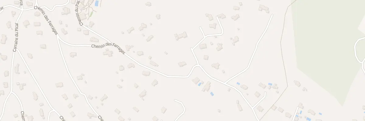 Plan du 595 Che des Ferrages à La Roquebrussanne
