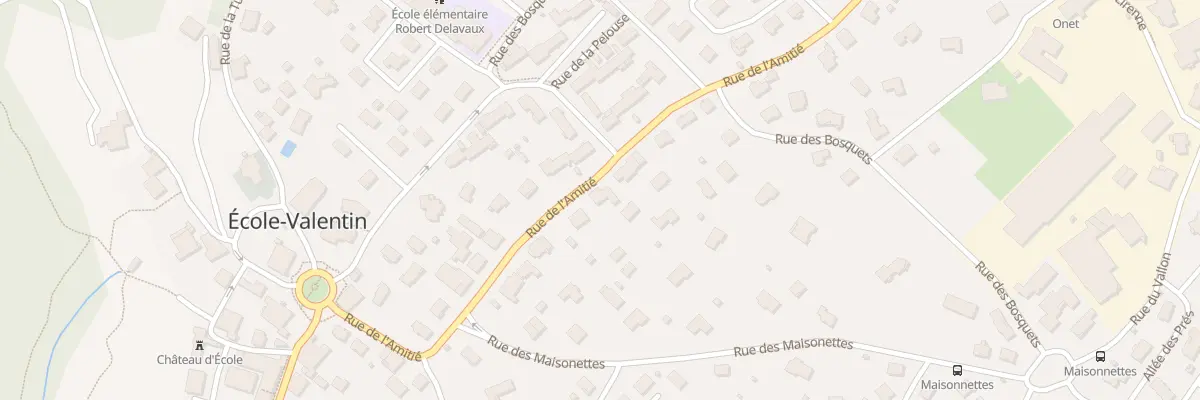 Plan du 14 Rue de l’Amitié à École-Valentin