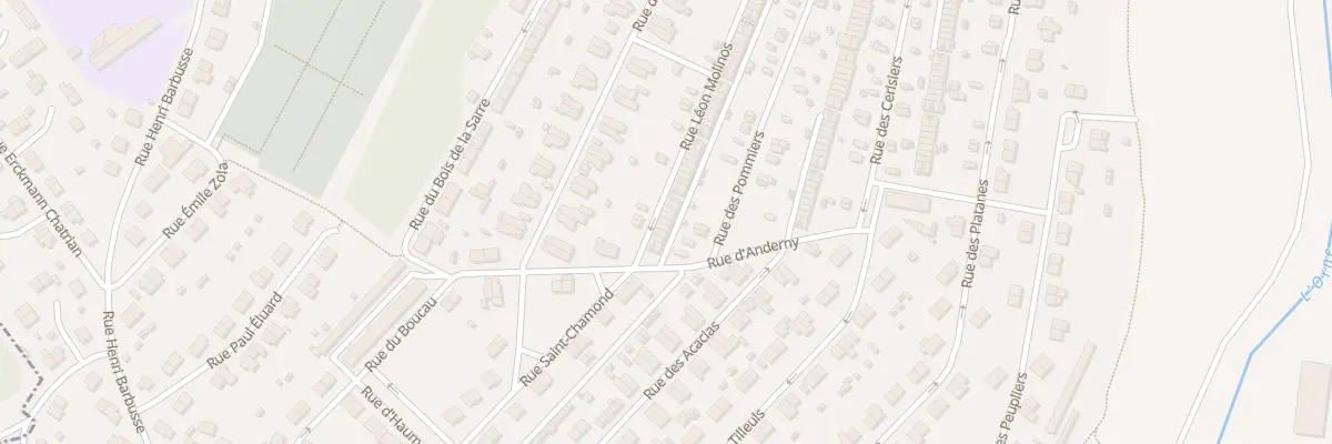 Plan du 235 Rue Leon Molinos à Homécourt