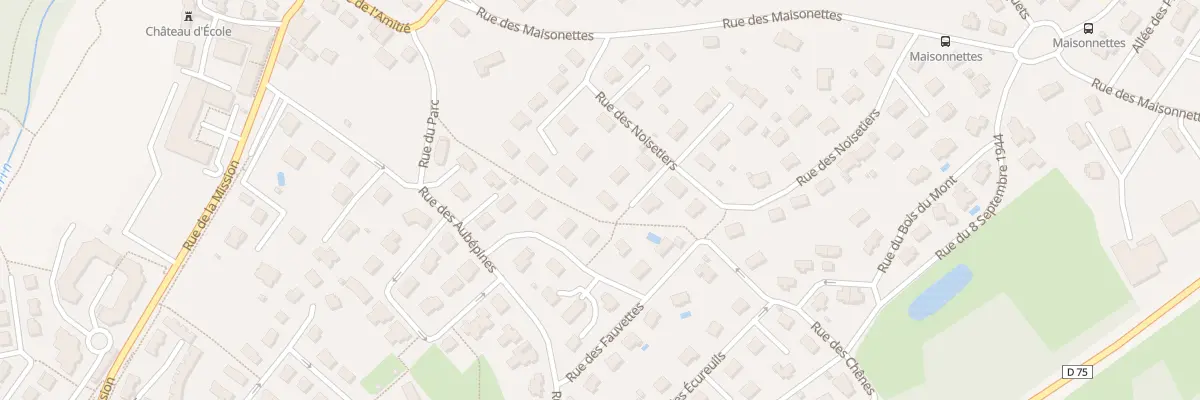 Plan du 26 Rue des Noisetiers à École-Valentin