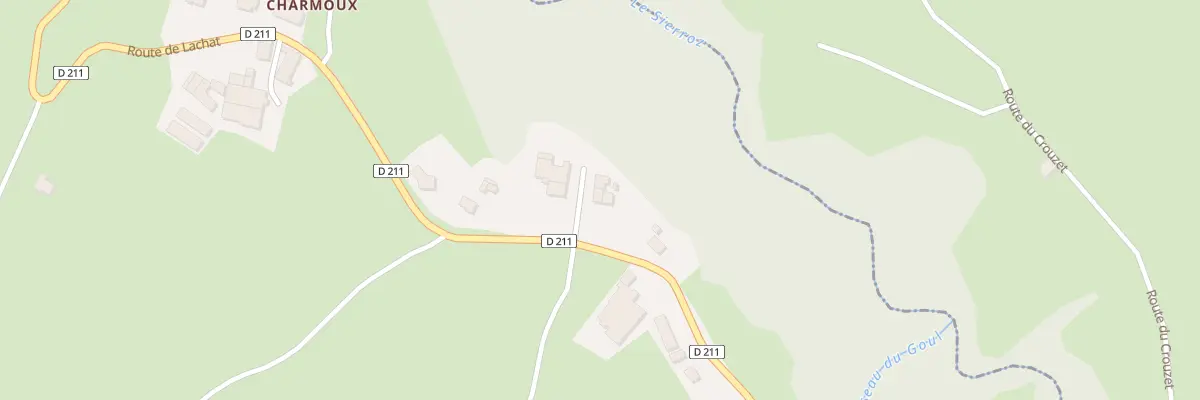 Plan du 1300 Rte de Lachat à Montcel