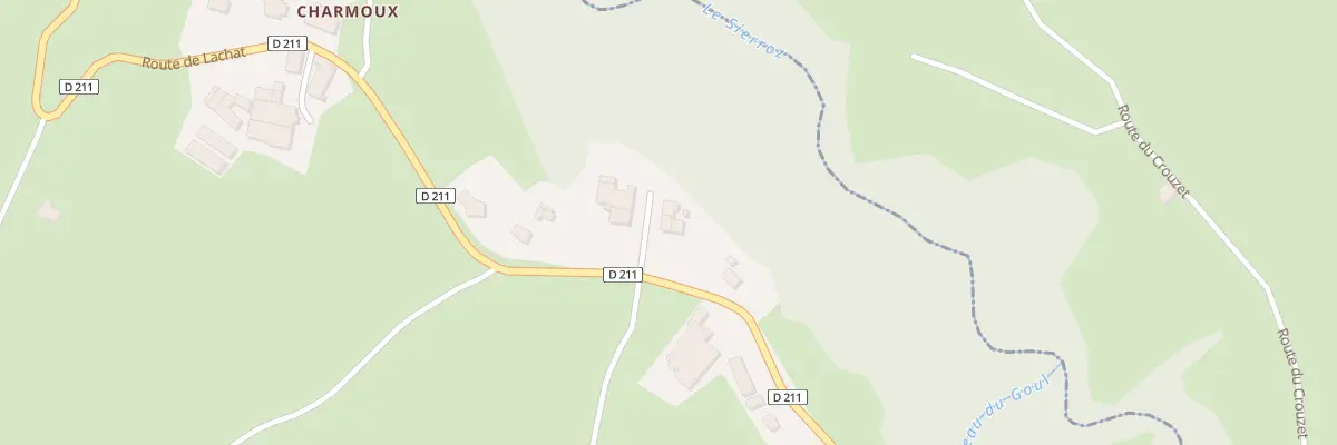 Plan du 1300 Rte de Lachat à Montcel