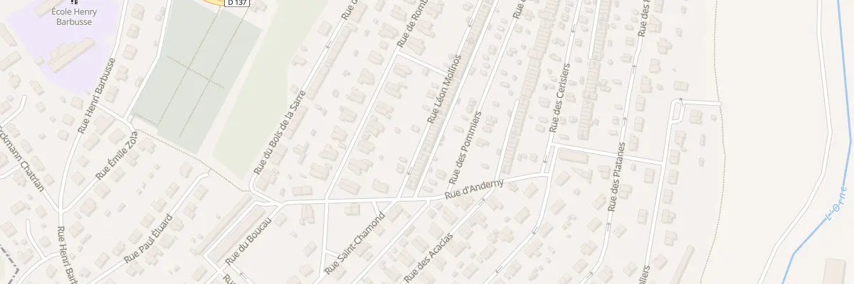 Plan du 228 Rue des Pommiers à Homécourt