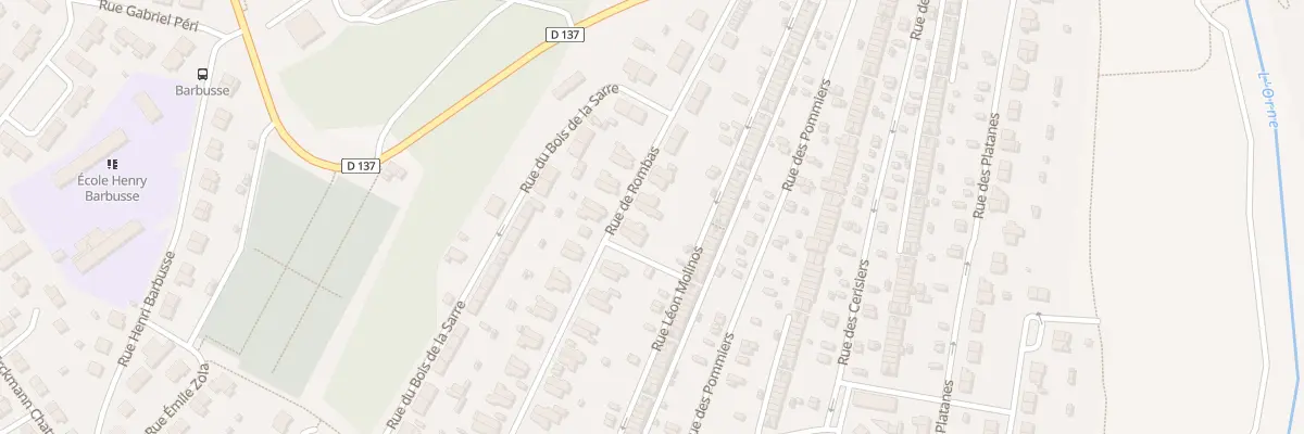 Plan du 34 Rue de Rombas à Homécourt