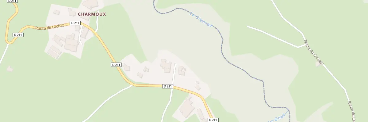 Plan du 1302 Rte de Lachat à Montcel