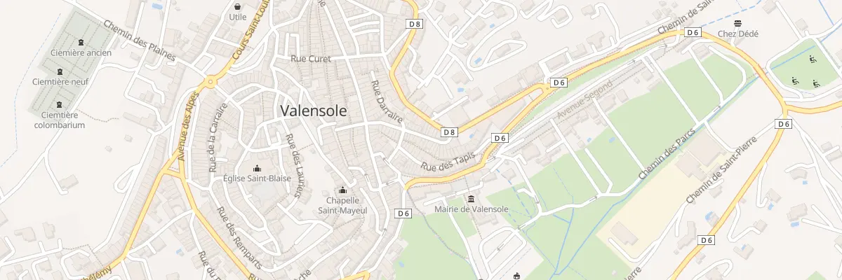 Plan du 17 Rue Pasteur à Valensole
