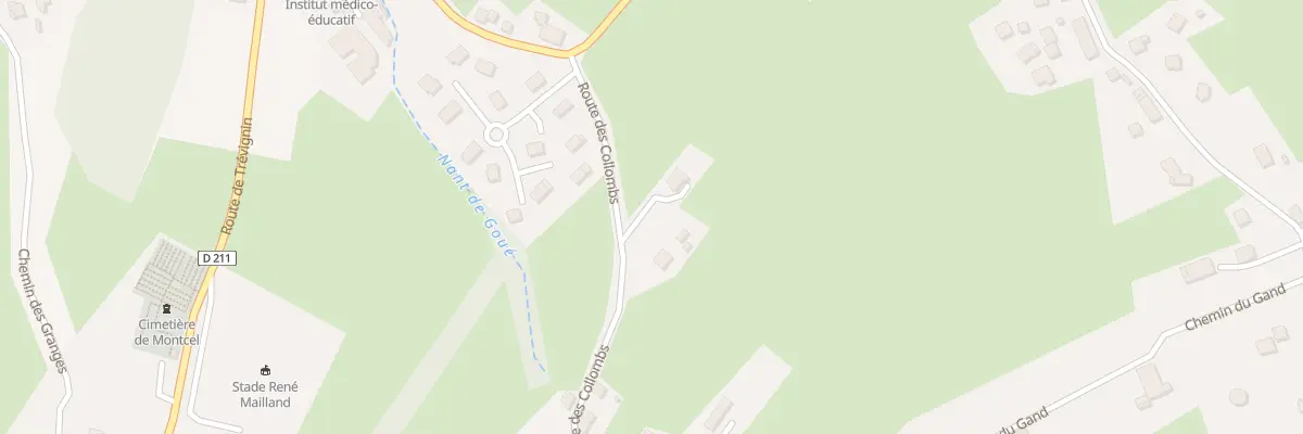 Plan du 127 Rte des Collombs à Montcel
