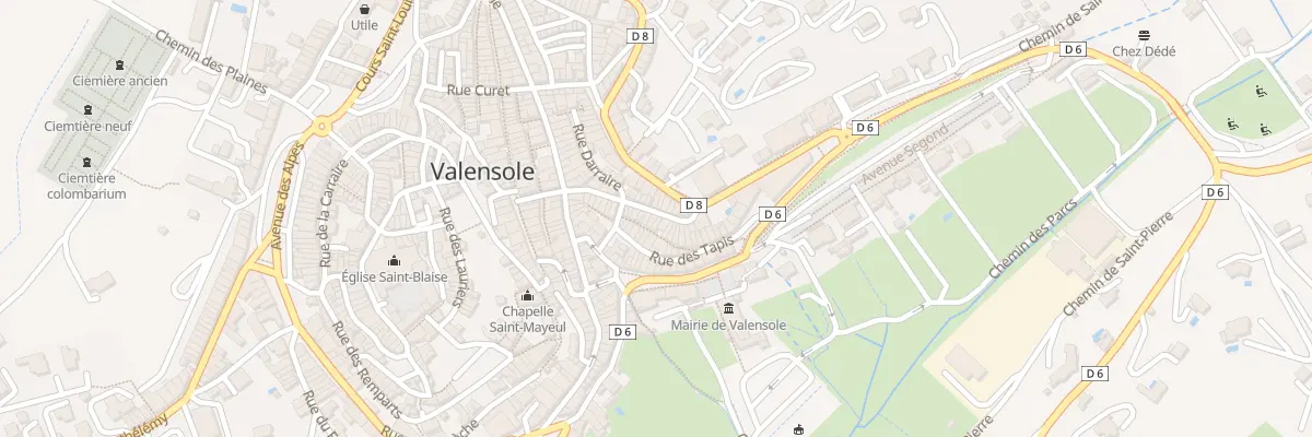 Plan du 5974 Rue Pasteur à Valensole