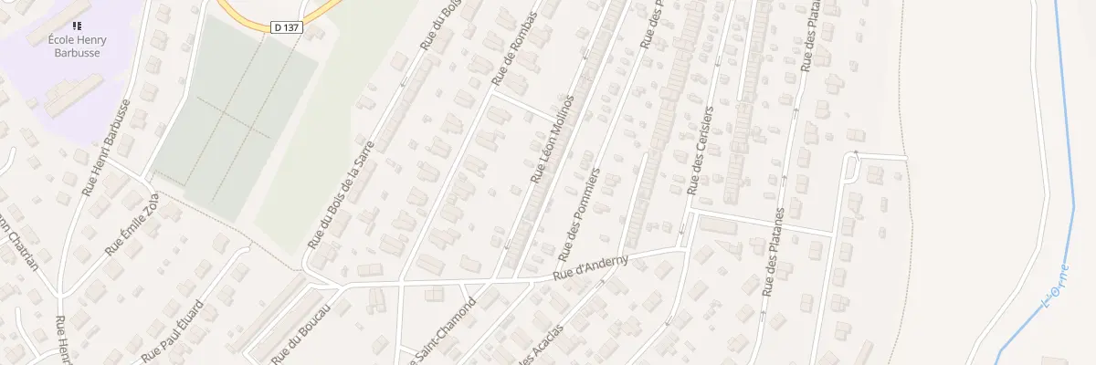 Plan du 222 Rue des Pommiers à Homécourt