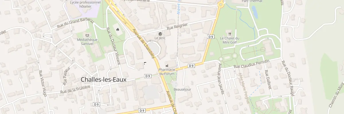 Plan du 1383 Av de Chambéry à Challes-les-Eaux