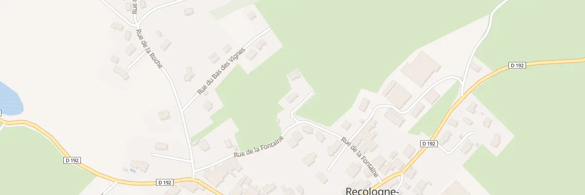 Plan du 1 Imp des Pres à Recologne-lès-Rioz