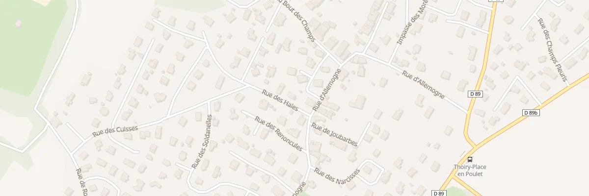 Plan du 44 Rue des Haies à Thoiry