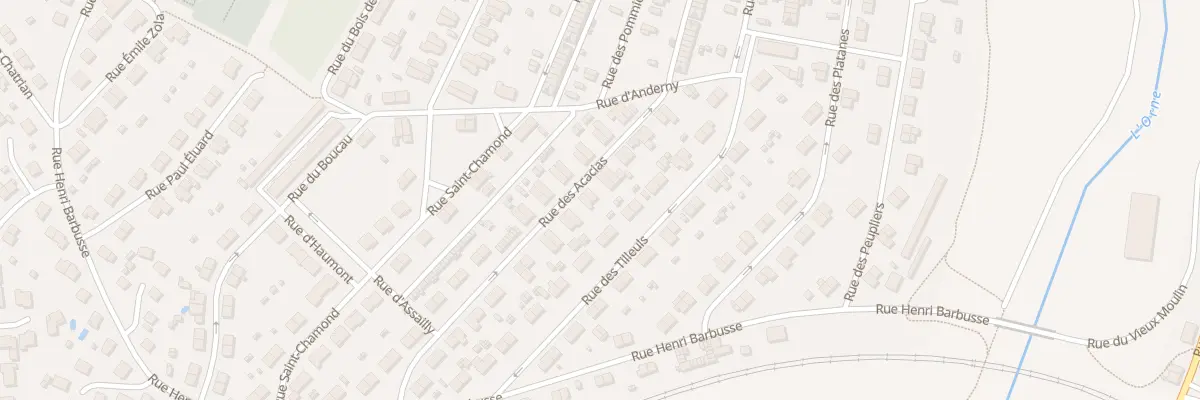 Plan du 18 Rue des Acacias à Homécourt