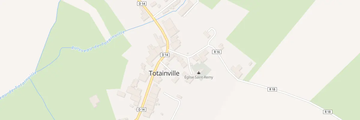 Plan du 46 Rue de l’Eglise à Totainville