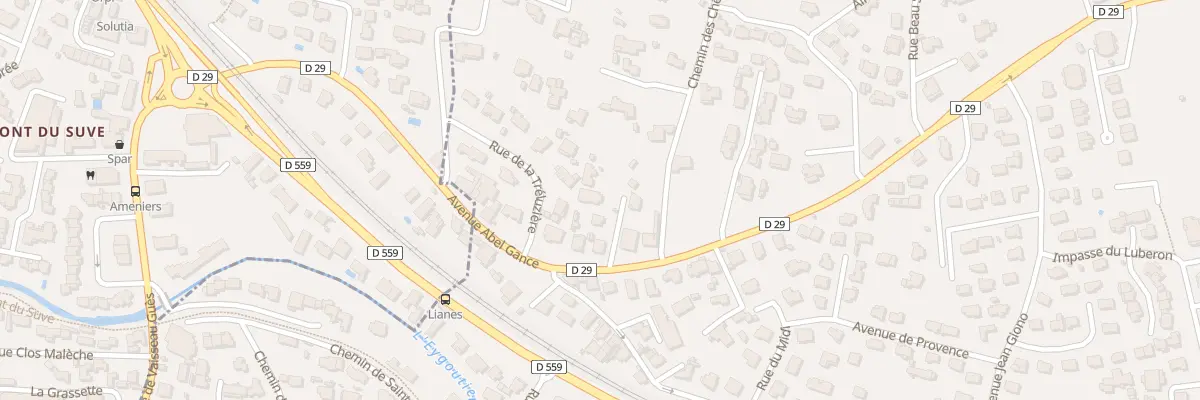 Plan du 57 Imp des Partisans à La Garde