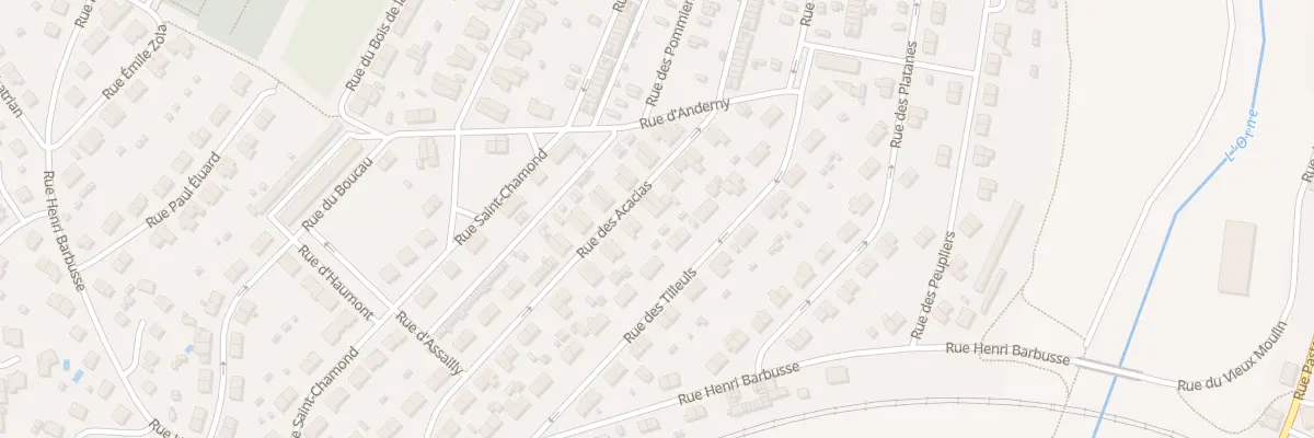 Plan du 16 Rue des Acacias à Homécourt