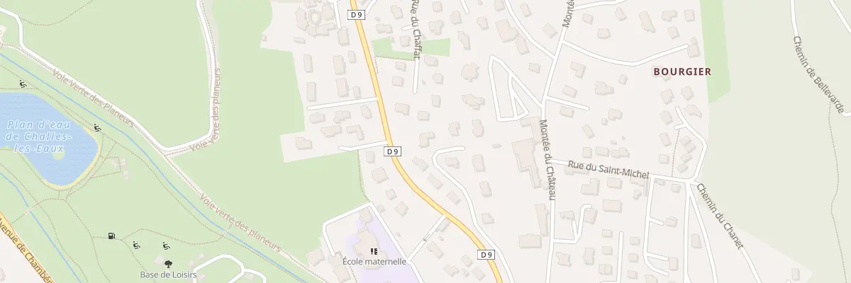 Plan du 245 Che de la Croix du Château à Challes-les-Eaux
