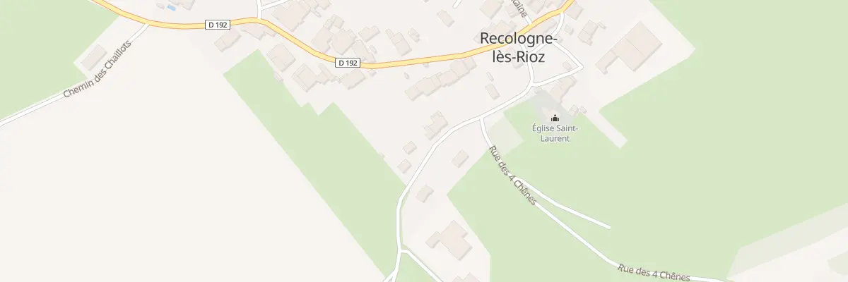Plan du 10 Rue du Chateau d’Eau à Recologne-lès-Rioz