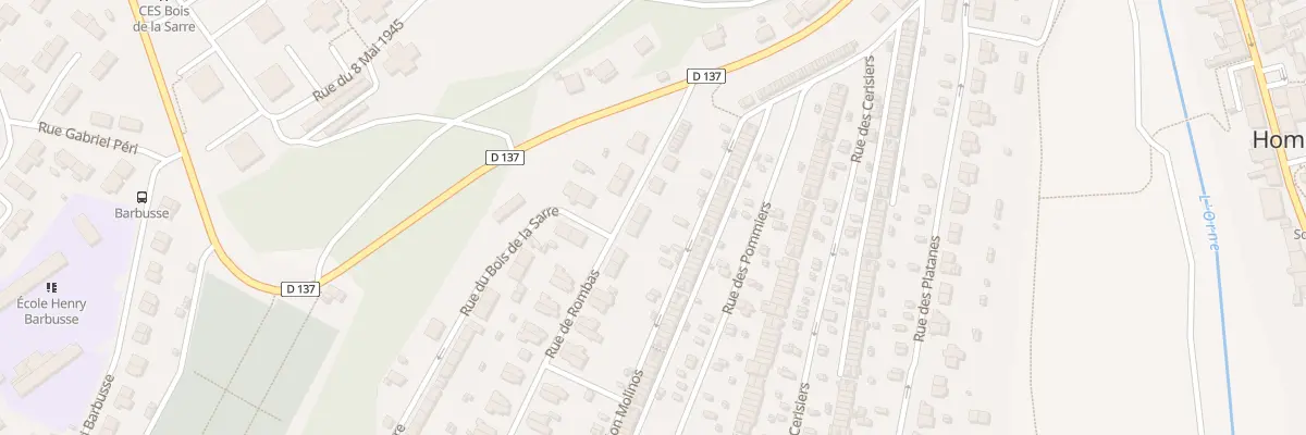 Plan du 48 Rue de Rombas à Homécourt