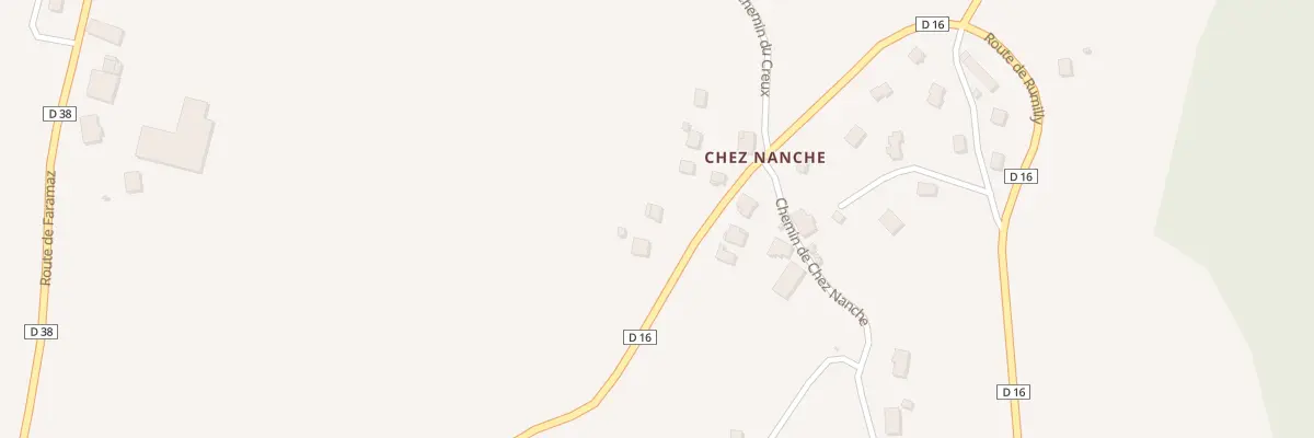 Plan du 1818 Rte de Rumilly à Marcellaz-Albanais