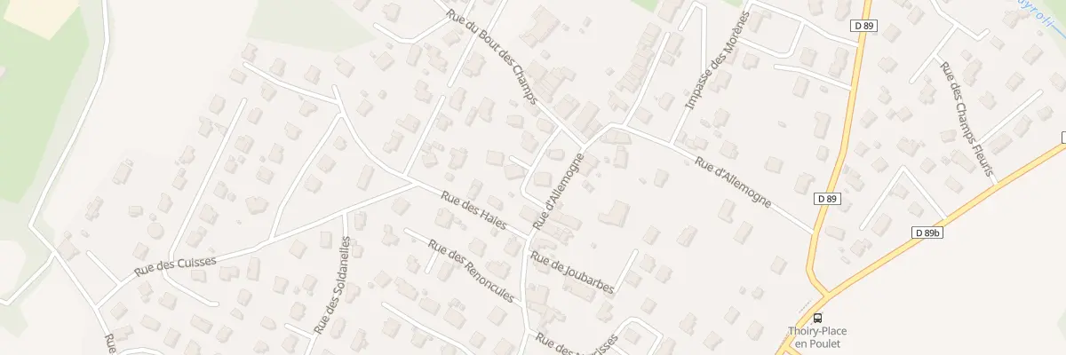 Plan du 25D Rue du Bout des Champs à Thoiry