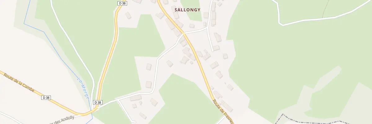 Plan du 354 Rte de Fresnes à Thusy
