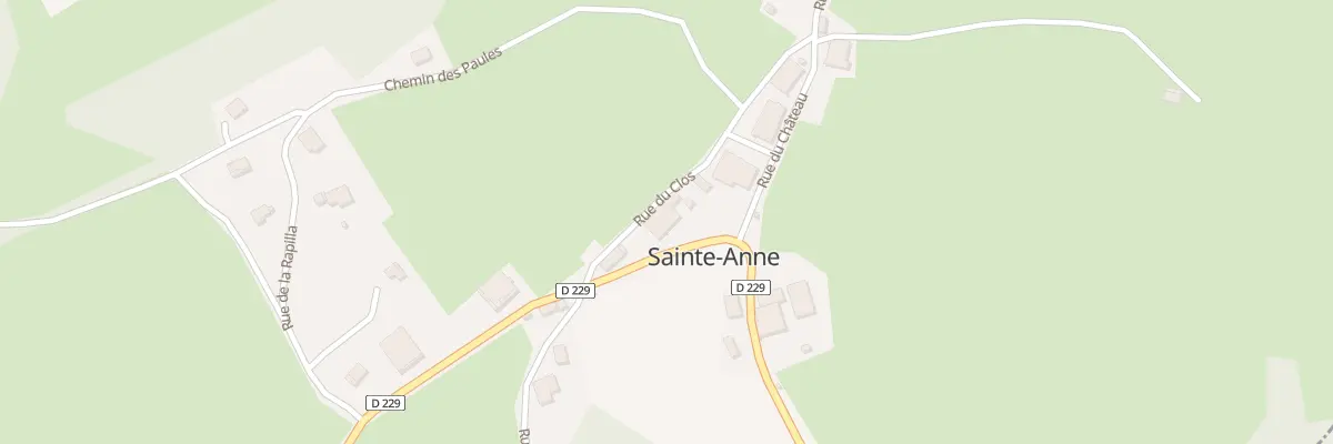Plan du 1 Rte de Dournon à Sainte-Anne