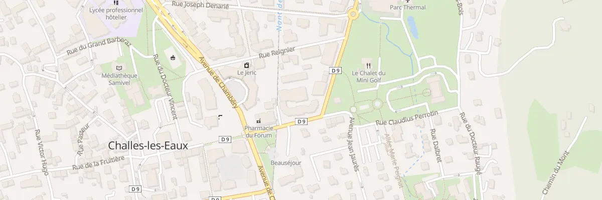 Plan du 57 Av Louis Domenget à Challes-les-Eaux