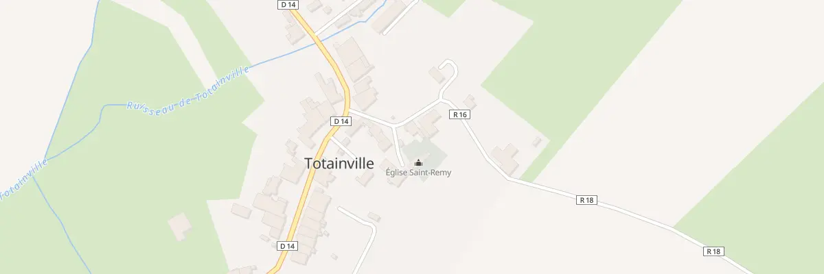 Plan du 16 Rue du Heurot à Totainville