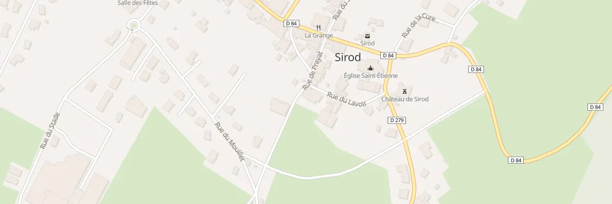 Plan du 11 Rue de Préyat à Sirod