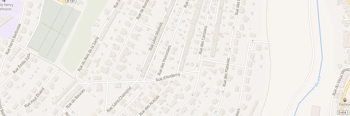 Plan du 153 Rue des Pommiers à Homécourt