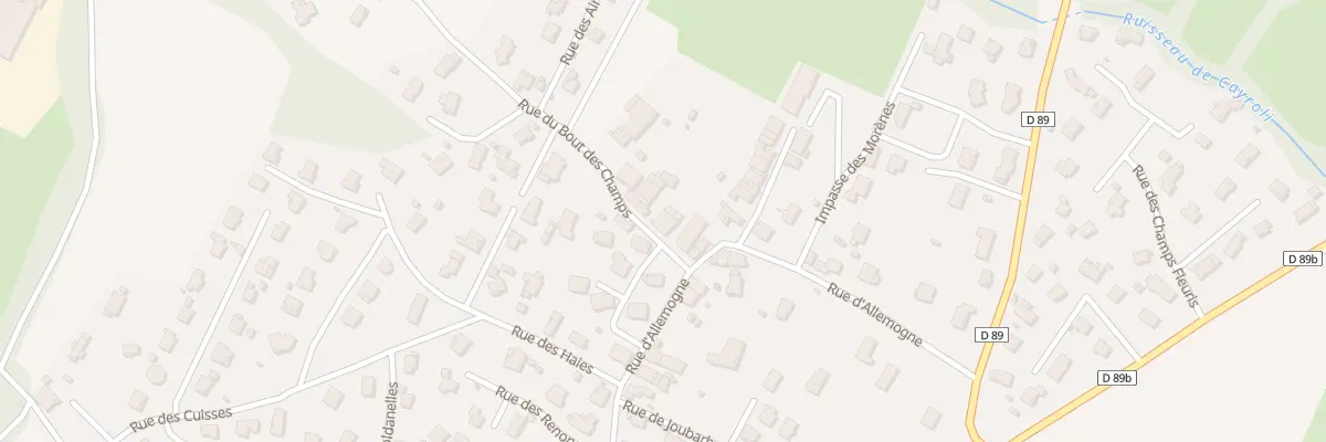 Plan du 50 Rue du Bout des Champs à Thoiry