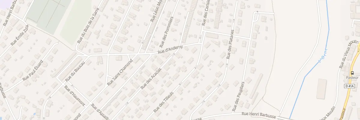 Plan du 4 Rue des Acacias à Homécourt