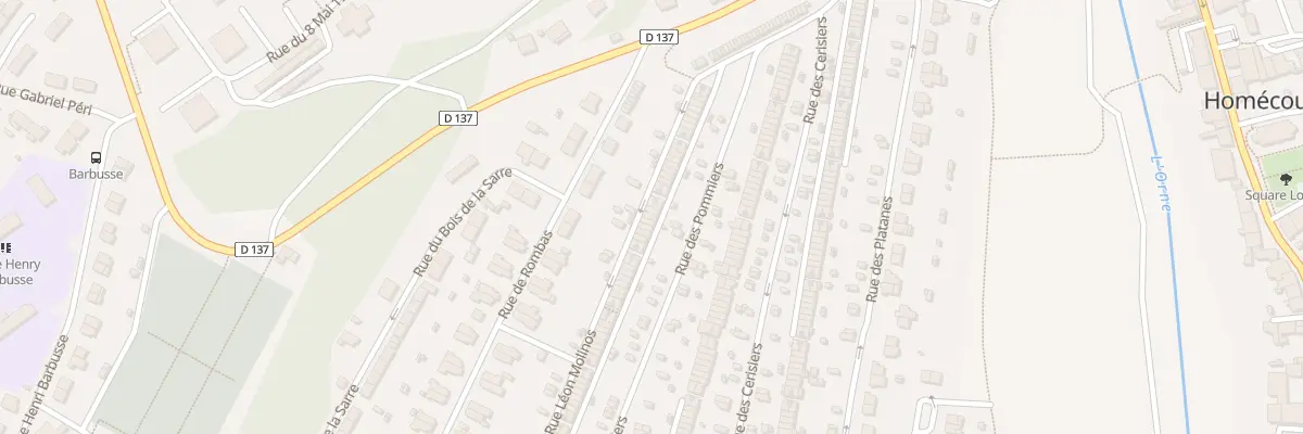 Plan du 184 Rue des Pommiers à Homécourt