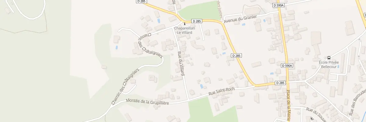 Plan du 108 Rue du Villard à Chapareillan