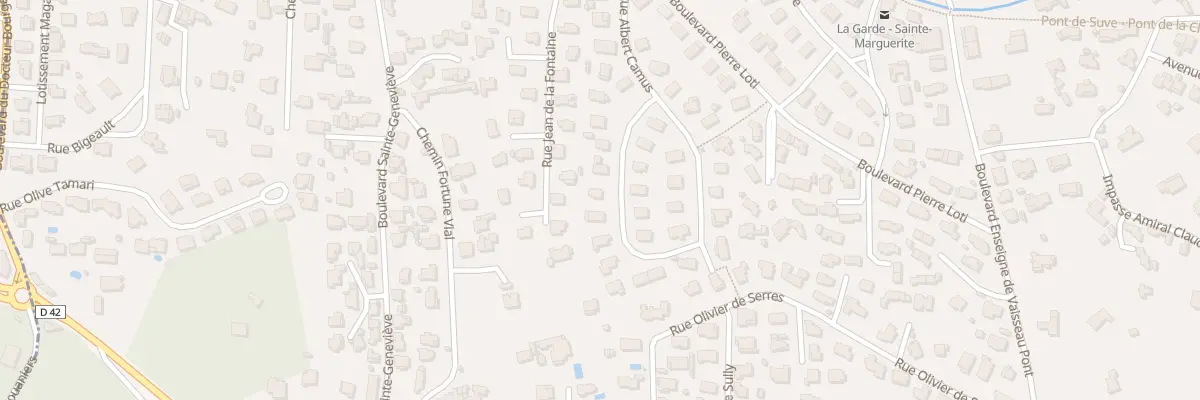 Plan du 278 Rue Albert Camus à La Garde