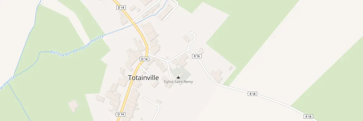 Plan du 34 Rue du Heurot à Totainville