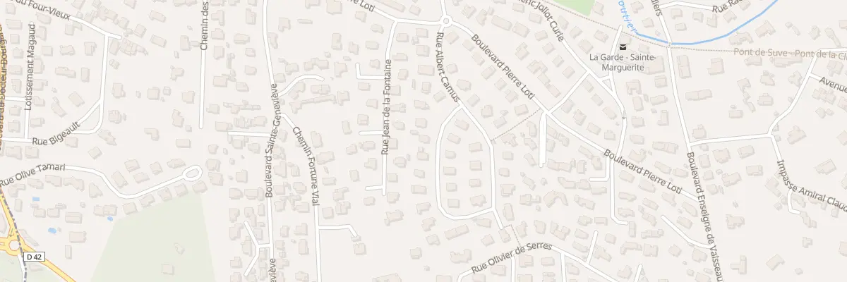 Plan du 232 Rue Albert Camus à La Garde