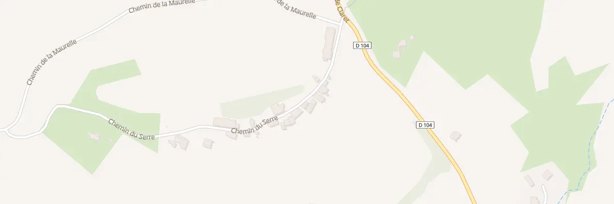 Plan du 7013 Le Serre à Melve
