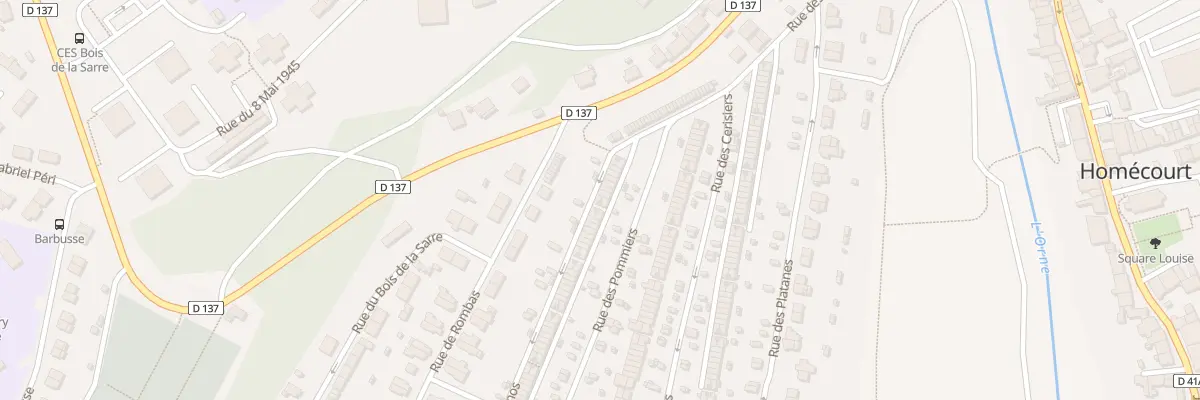 Plan du 169 Rue Leon Molinos à Homécourt
