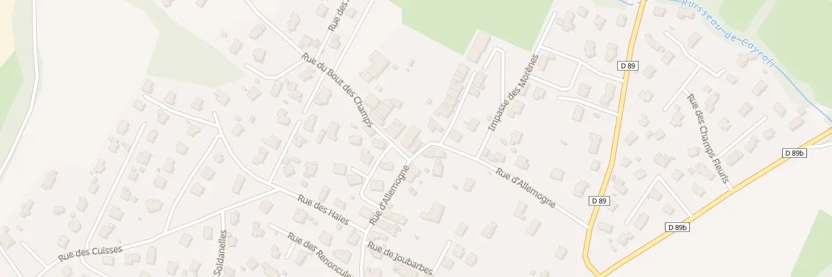 Plan du 12 Rue du Bout des Champs à Thoiry