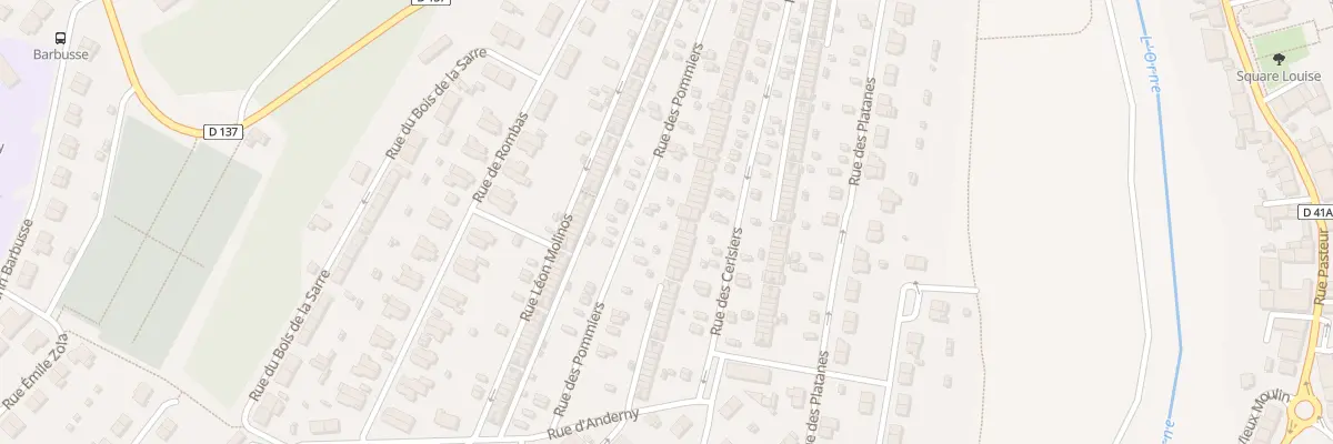 Plan du 131 Rue des Pommiers à Homécourt