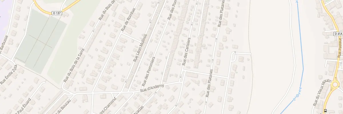 Plan du 144 Rue des Cerisiers à Homécourt