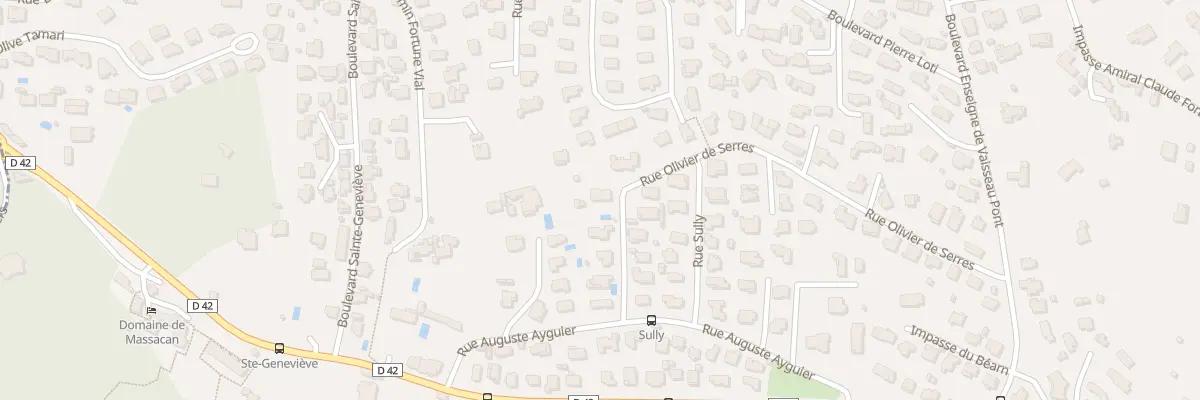 Plan du 392 Rue Olivier de Serres à La Garde