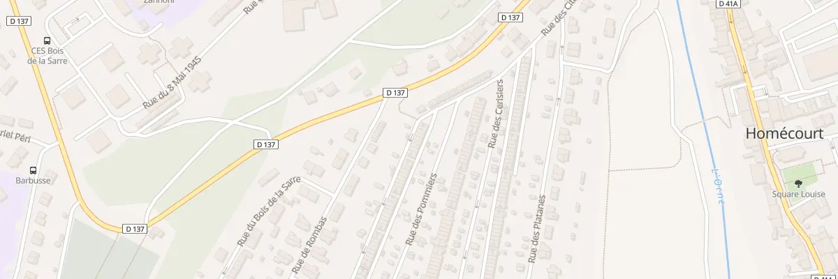 Plan du 165 Rue Leon Molinos à Homécourt
